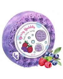 Eponge savon exfoliante - BERRY BUBBLY - BOMB COSMETICS