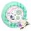Eponge savon exfoliante - ONCE & FLORAL - BOMB COSMETICS