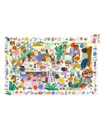 La Fête d'Anniversaire - Puzzle d'Observation - 54 Pièces - DJECO