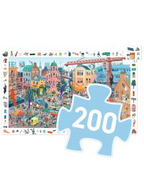 La Ville - Puzzle d'Observation - 200 Pièces - DJECO
