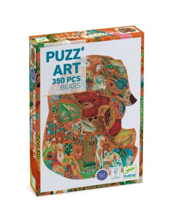 Ours - Puzz'Art - 350 Pièces - DJECO