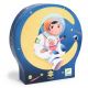 Un Astronaute dans la Lune - Puzzle Silhouette - 36 Pièces - DJECO
