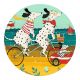Ollie le Dalmatien - Puzzle Silhouette - 24 Pièces - DJECO