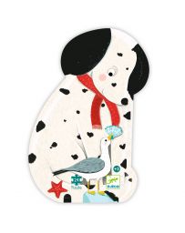 Ollie le Dalmatien - Puzzle Silhouette - 24 Pièces - DJECO
