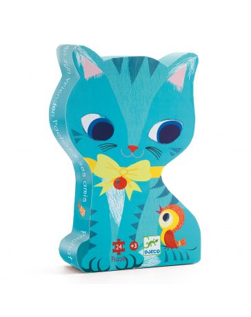 Pachat & ses Amis - Puzzle Silhouette - 24 Pièces - DJECO