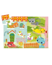 Pachat & ses Amis - Puzzle Silhouette - 24 Pièces - DJECO