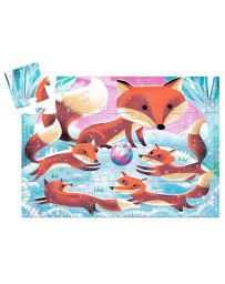 Ginger, petit renard - Puzzle silhouette - 24 Pièces - DJECO