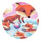 Ginger, petit renard - Puzzle silhouette - 24 Pièces - DJECO