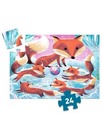 Ginger, petit renard - Puzzle silhouette - 24 Pièces - DJECO