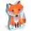 Ginger, petit renard - Puzzle silhouette - 24 Pièces - DJECO