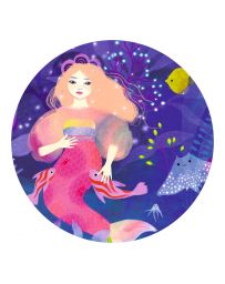 Ella la Sirène - Puzzle Silhouette - 26 Pièces - DJECO