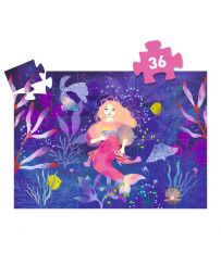 Ella la Sirène - Puzzle Silhouette - 26 Pièces - DJECO