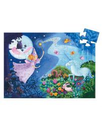 La Fée et la Licorne - Puzzle Silhouette - 36 Pièces - DJECO