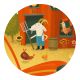 Le Tracteur - Puzzle Silhouette - 16 Pièces - DJECO