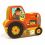 Le Tracteur - Puzzle Silhouette - 16 Pièces - DJECO