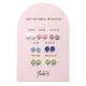 Semainier de 7 Paires de Boucles d'Oreilles - Chance - YUKO.B
