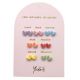 Semainier de 7 Paires de Boucles d'Oreilles - Coeurs - YUKO.B
