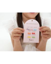 Semainier de 7 Paires de Boucles d'Oreilles - Coeurs - YUKO.B