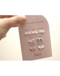 Semainier de 7 Paires de Boucles d'Oreilles - Baby Shower - YUKO.B
