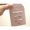 Semainier de 7 Paires de Boucles d'Oreilles - Baby Shower - YUKO.B