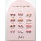 Un An de Poésie - 12 Paires de Boucles d'Oreilles - YUKO.B