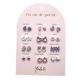 Un An de Poésie - 12 Paires de Boucles d'Oreilles - Parme - YUKO.B