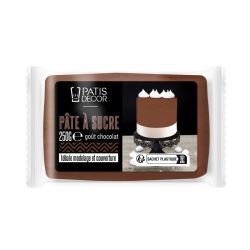 PÂTE À SUCRE MARRON FONCÉ -...