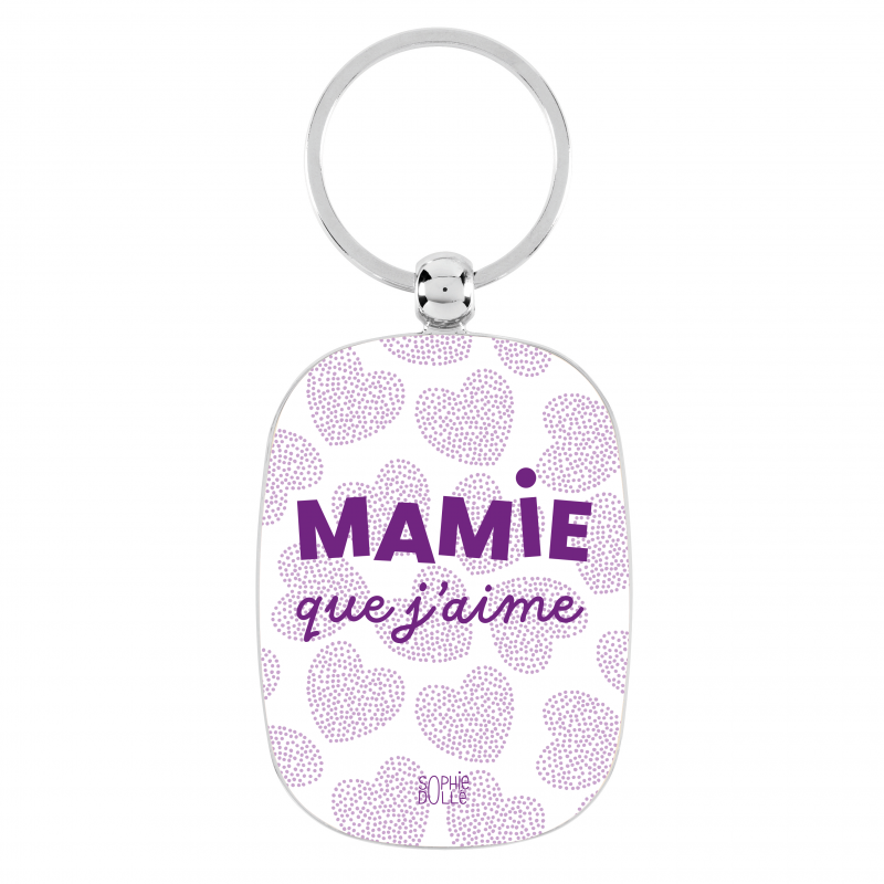 PORTE-CLÉS OPAT MAMIE QUE J'AIME - DERRIÈRE LA PORTE