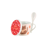BOL À SOUPE PERMAN (+COUVERCLE) CHAT RÉCHAUFFE - DERRIÈRE LA PORTE