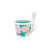 BOL À SOUPE PERMAN (+COUVERCLE) FLEURS RÉTRO - DERRIÈRE LA PORTE
