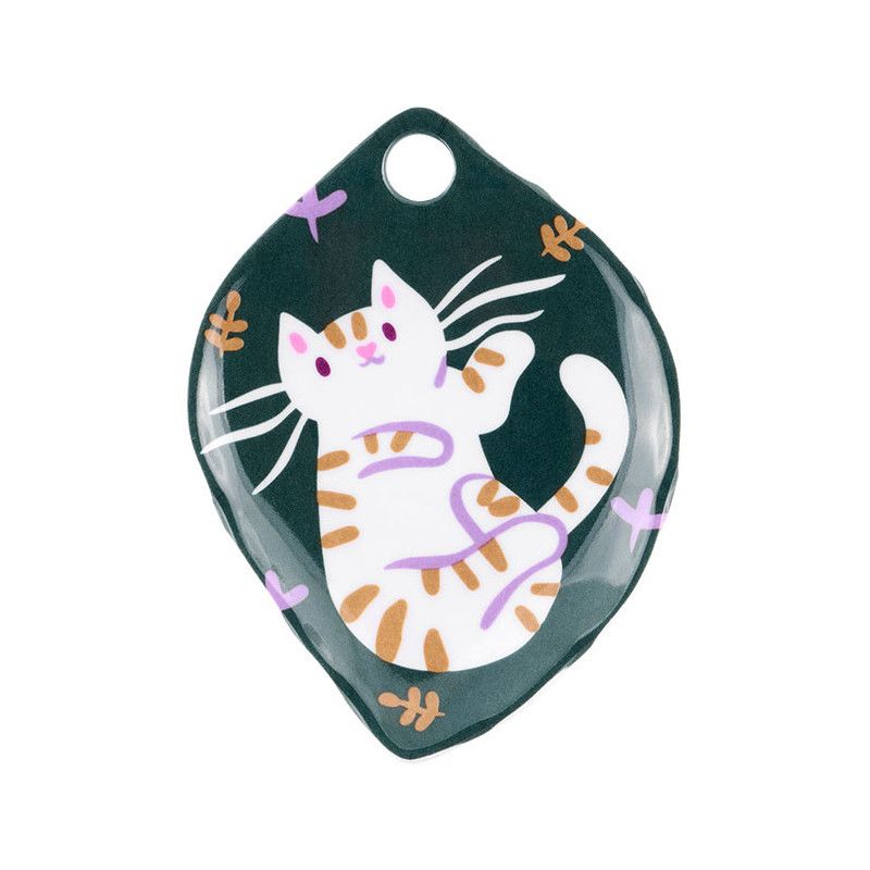 REPOSE SACHET DE THÉ FEUILLE CHAT TIGRE - DERRIÈRE LA PORTE