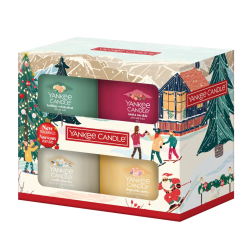 Coffret de 4 Bougies votives en verre NOËL 2025 - YANKEE CANDLE