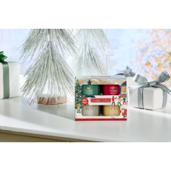 Coffret de 4 Bougies votives en verre NOËL 2025 - YANKEE CANDLE