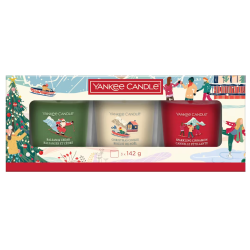 Coffret de 3 Bougies timbales Noël 2025 - YANKEE CANDLE