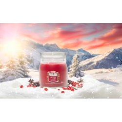 SANTA ON SKIS - MOYENNE JARRE - YANKEE CANDLE
