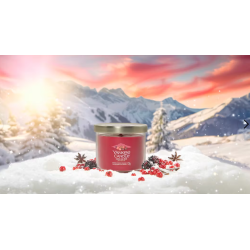 SANTA ON SKIS - PETIT GOBELET - YANKEE CANDLE