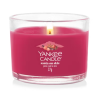 SANTA ON SKIS - VOTIVE EN VERRE - YANKEE CANDLE