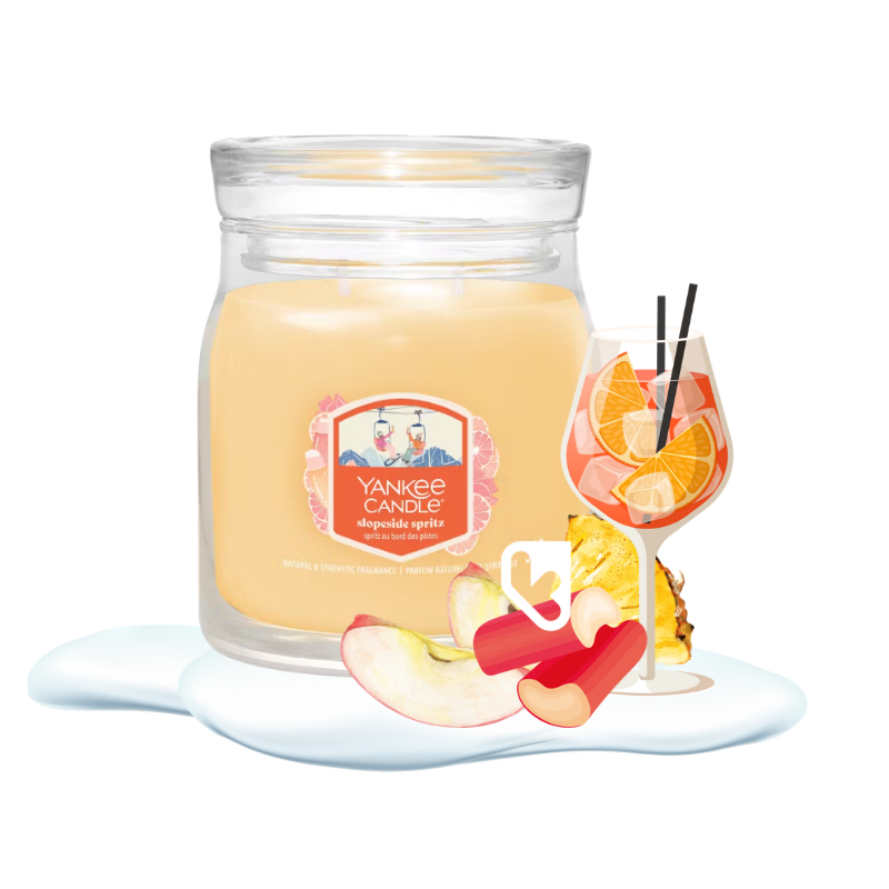 SLOPESIDE SPRITZ - MOYENNE JARRE - YANKEE CANDLE