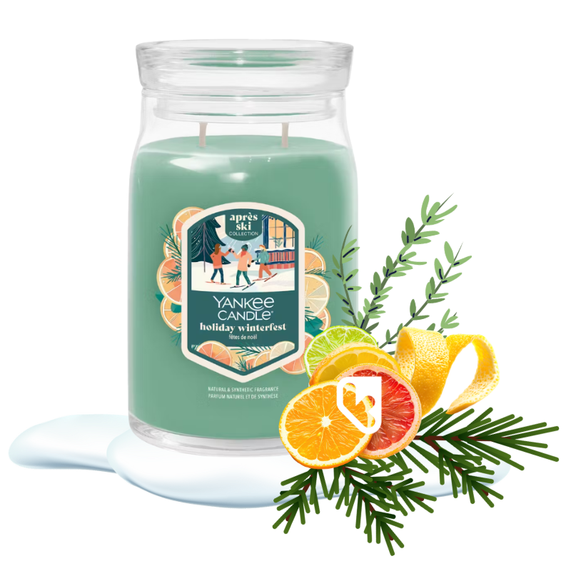 HOLIDAY WINTERFEST - GRANDE JARRE - YANKEE CANDLE