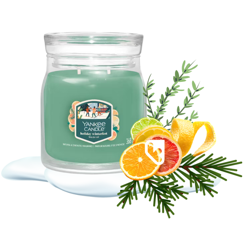 HOLIDAY WINTERFEST - MOYENNE JARRE - YANKEE CANDLE