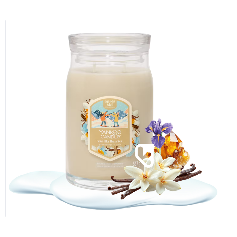 VANILLA FLURRIES - GRANDE JARRE - YANKEE CANDLE