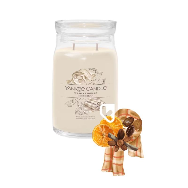 CACHEMIRE DELICAT - GRANDE JARRE - YANKEE CANDLE