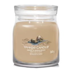 AMBRE & BOIS DE SANTAL - MOYENNE - YANKEE CANDLE
