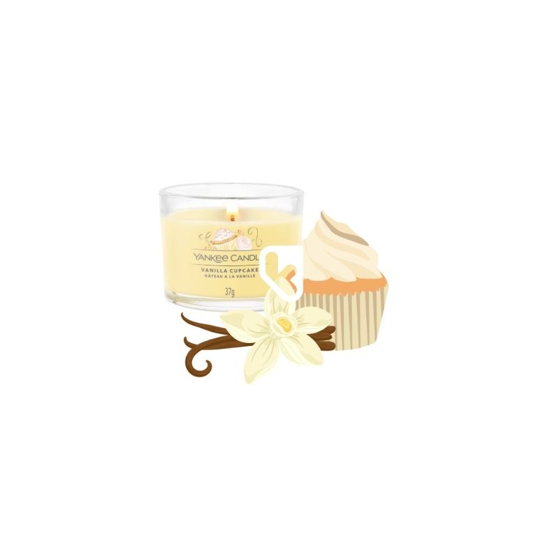 GÂTEAU À LA VANILLE - VOTIVE EN VERRE - YANKEE CANDLE