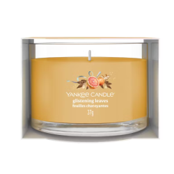 FEUILLES CHATOYANTES - VOTIVE EN VERRE - YANKEE CANDLE