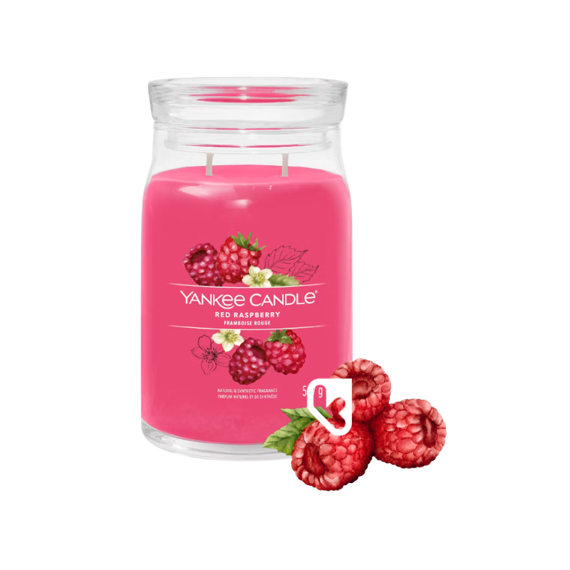 FRAMBOISE ROUGE - GRANDE JARRE - YANKEE CANDLE