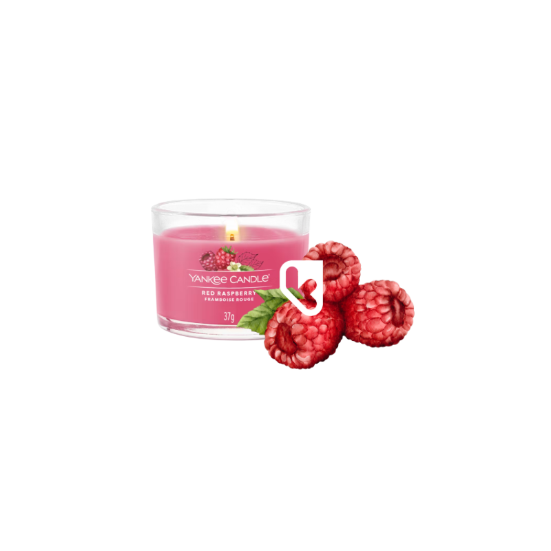 FRAMBOISE ROUGE - VOTIVE EN VERRE - YANKEE CANDLE