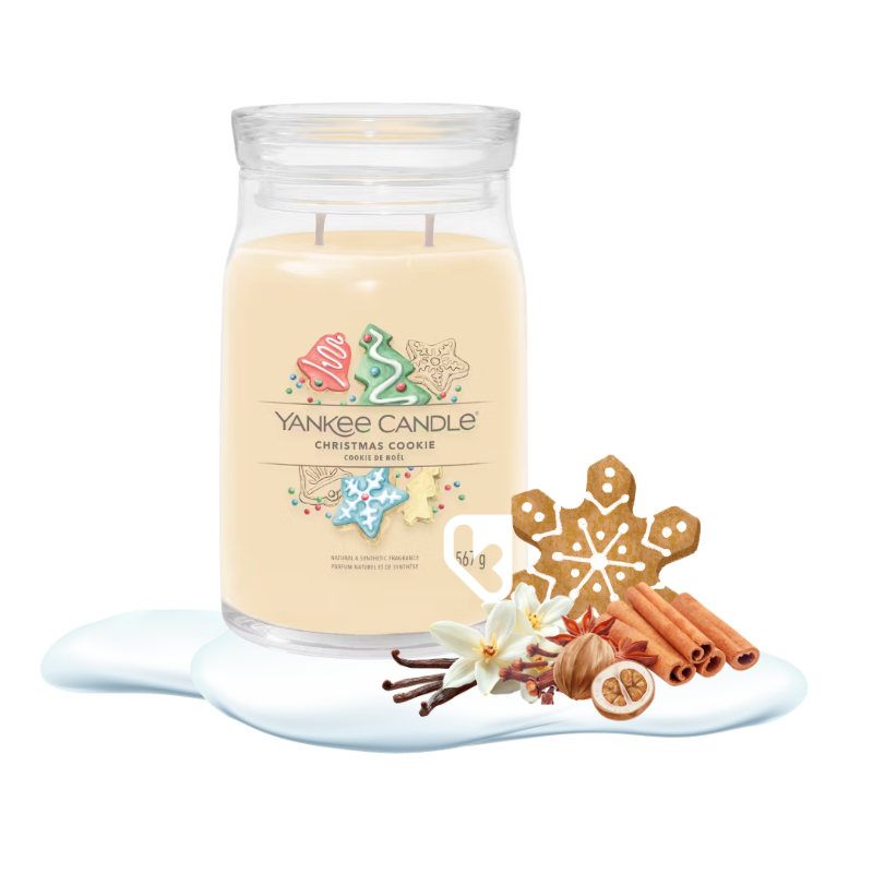 COOKIE DE NOEL - GRANDE JARRE - YANKEE CANDLE