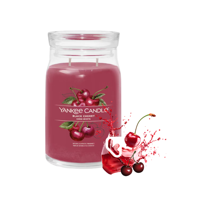 SIGN CERISE GRIOTTE - JARRE GM - YANKEE CANDLE