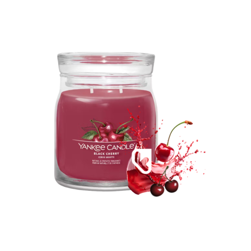 CERISE GRIOTTE - MOYENNE JARRE - YANKEE CANDLE